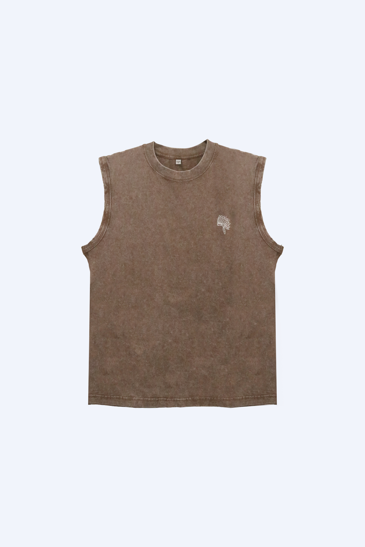 Sleeveless Top (Brown)