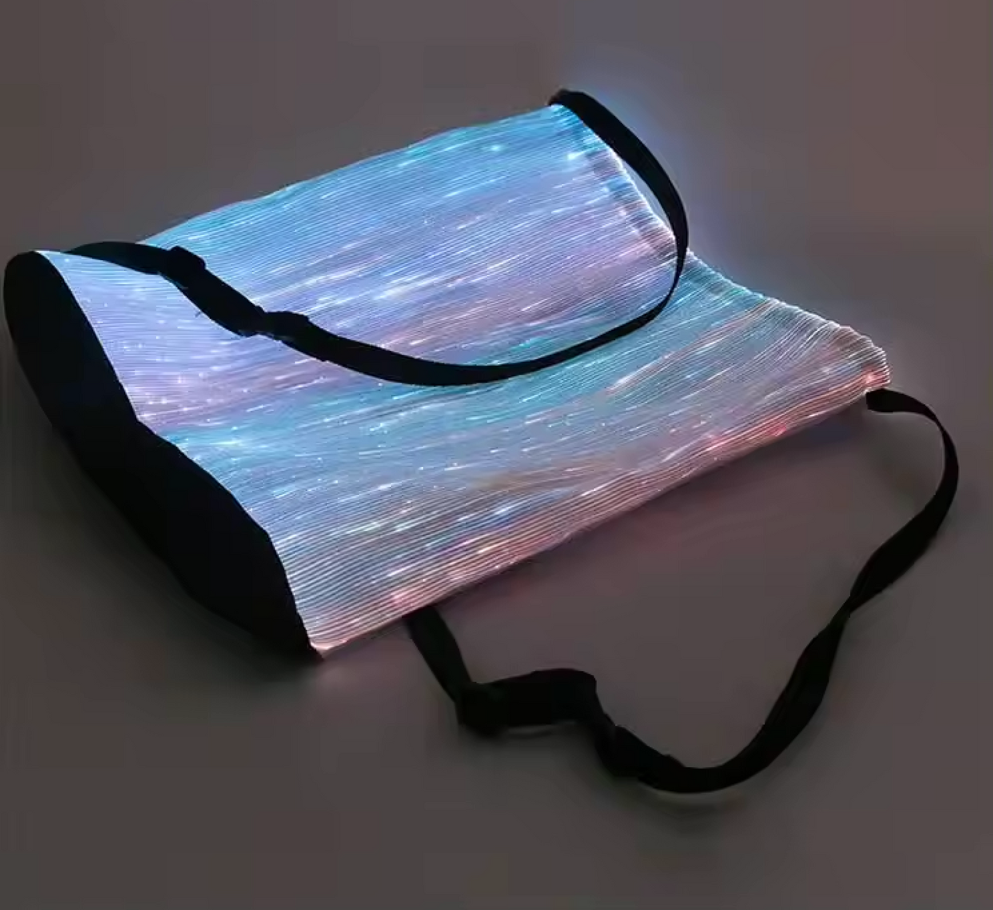 Native Borne LED lights fiber backpack