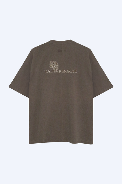 Oversized T-Shirt (Brown)