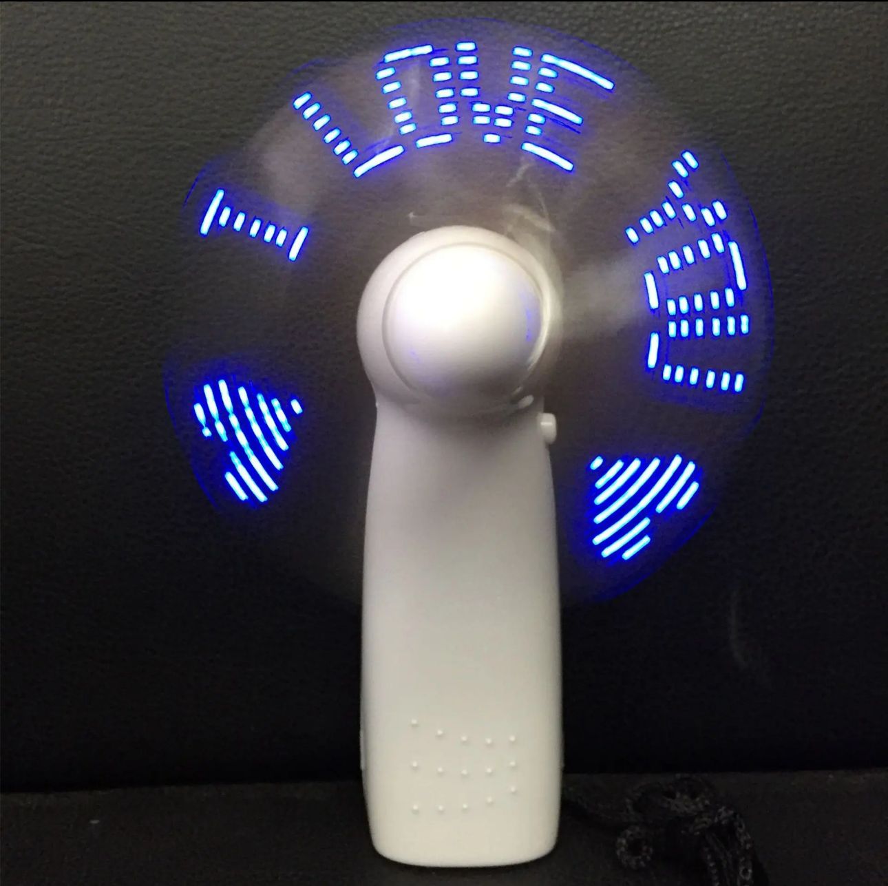 LED lights cool fan for raves native borne