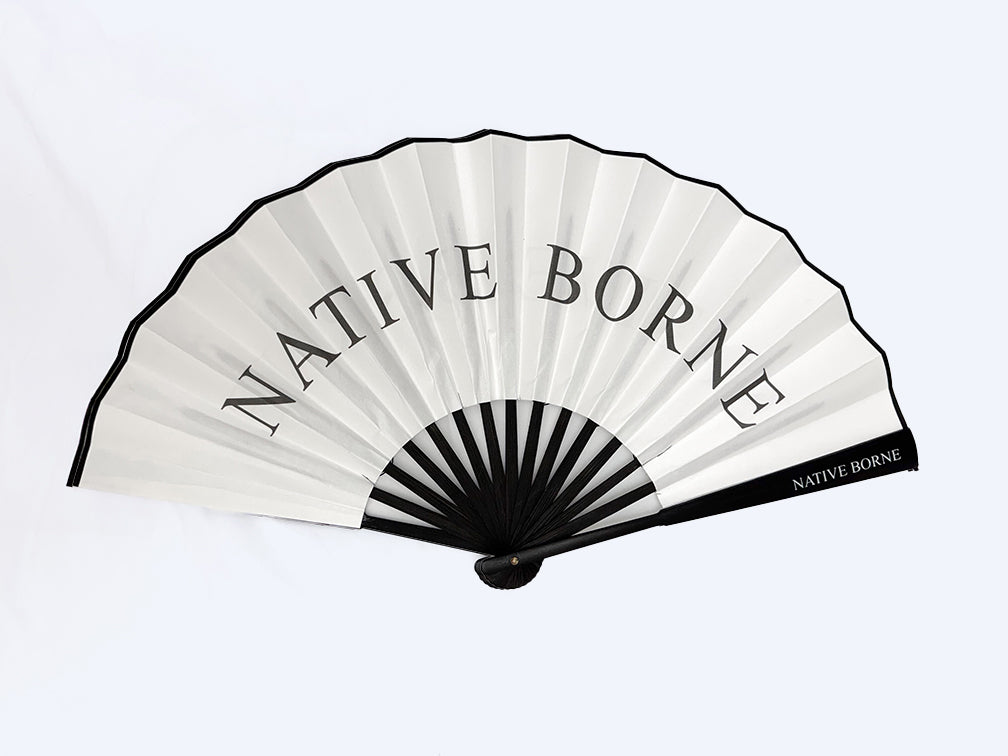 Rave hand fan LED