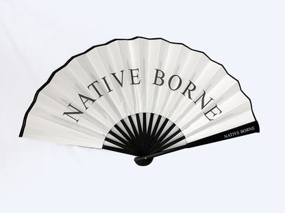 Rave hand fan LED