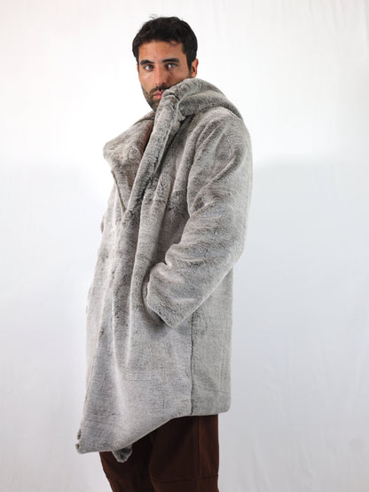 Faux fur jacket / coat for any rave, festival or party that will keep you warm, comfortable and in style.