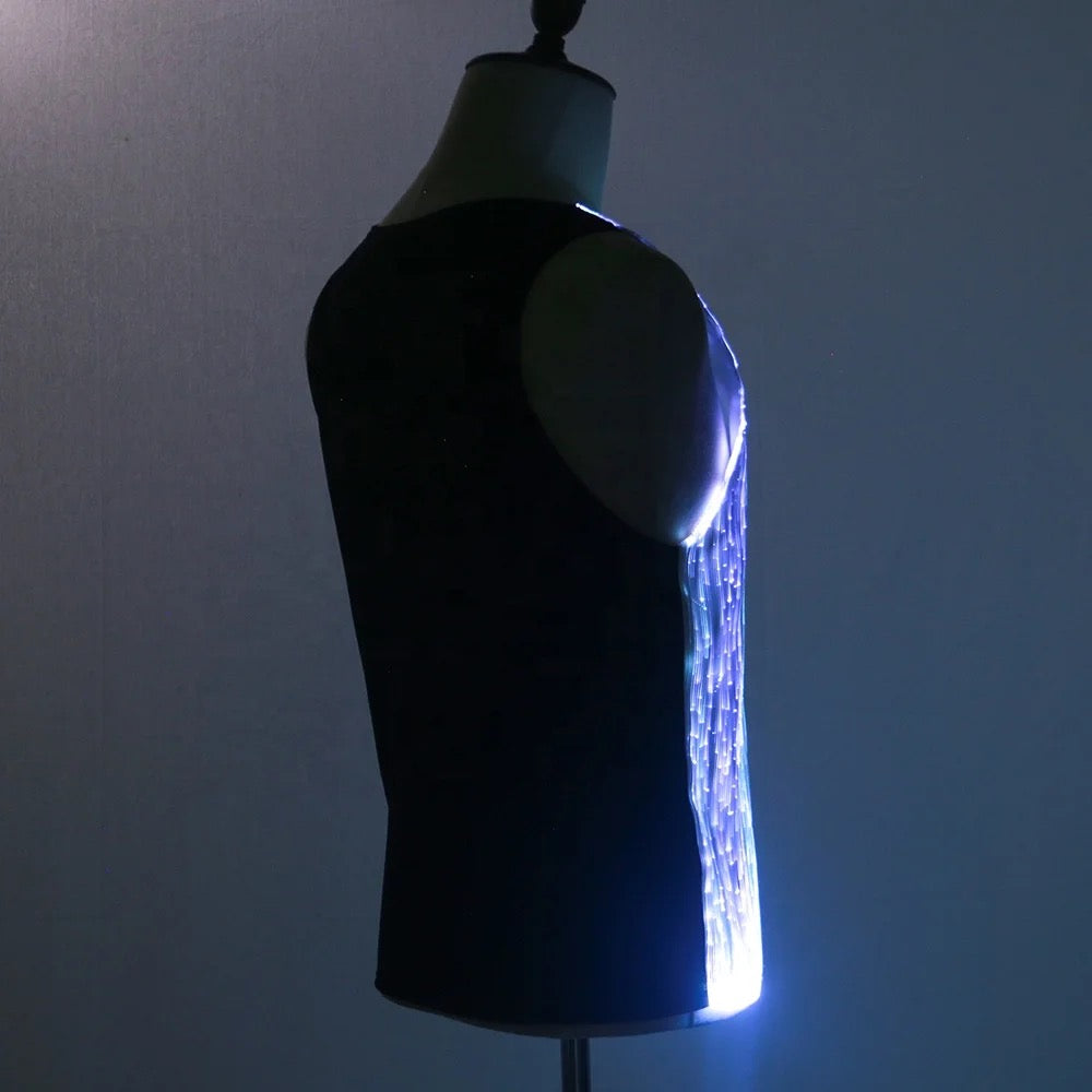 Native Borne LED lights rave tank top 