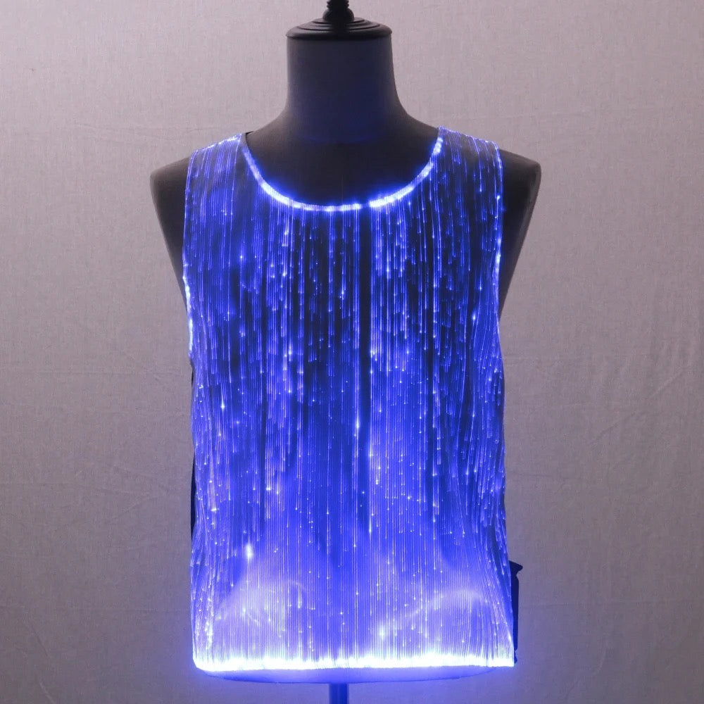 Festival LED lights tank top 