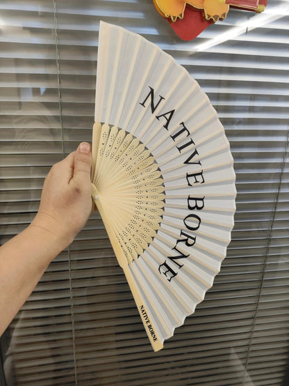 Native Borne rave hand fan