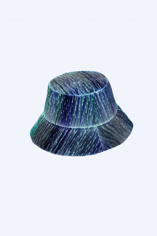NATIVE BORNE The Floating LED Hat glowing blue