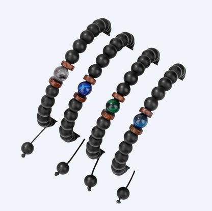 NATIVE BORNE Vintage Adjustable Bracelet, beaded bracelets in a row