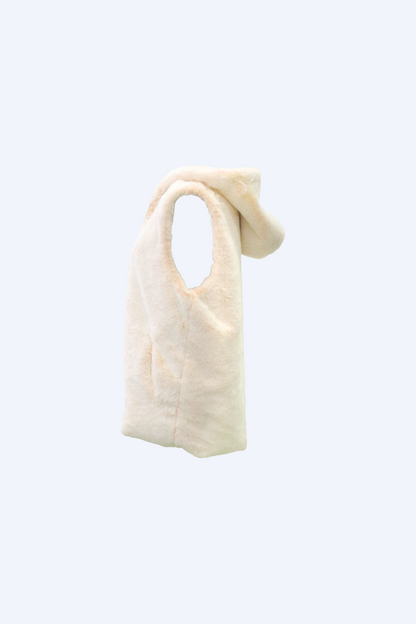 NATIVE BORNE Yos Vest (Cream), side view
