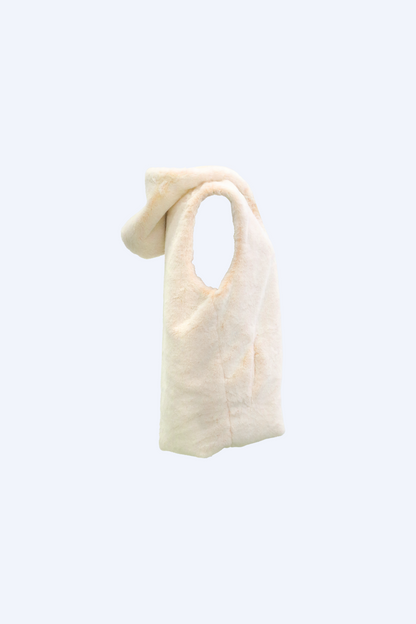 NATIVE BORNE Yos Vest (Cream), side view